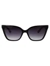 Calvin Klein Cat Eye Sunglasses Ck24507 S 001 In Black