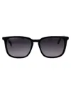 Calvin Klein Aviator Sunglasses Ck24508 S 001 In Black