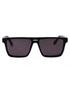 Calvin Klein Rectangular Sunglasses Ck25501 S 001 In Black