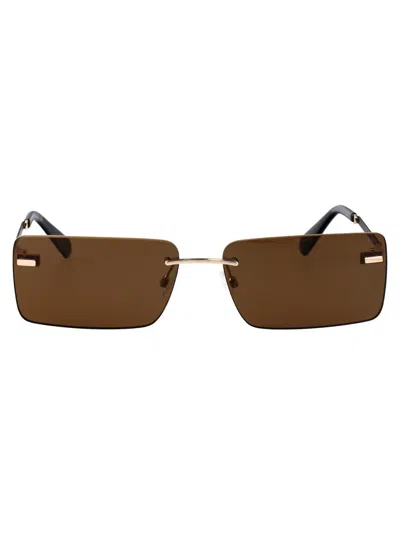 Calvin Klein Sunglasses In Brown
