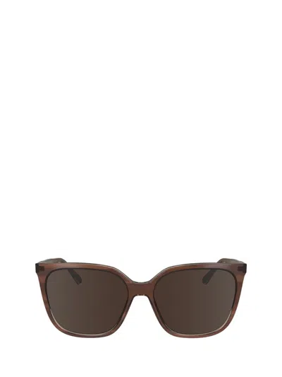 Calvin Klein Sunglasses In Brown