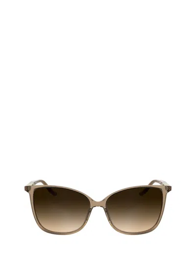 Calvin Klein Sunglasses In Brown