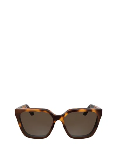 Calvin Klein Sunglasses In Brown