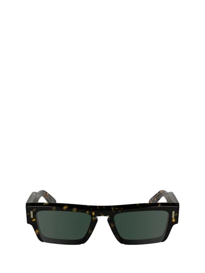 Calvin Klein Sunglasses In Brown