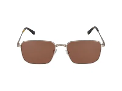 Calvin Klein Sunglasses In Gold