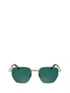Calvin Klein Sunglasses In Gold