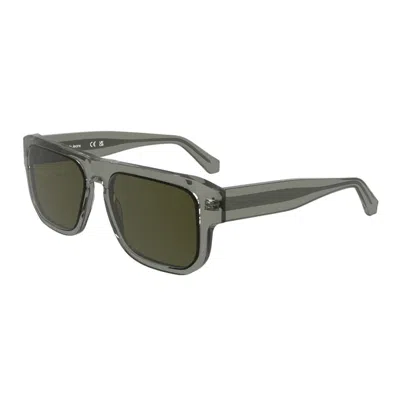 Calvin Klein Sunglasses In Transparent