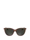 Calvin Klein Sunglasses In Brown