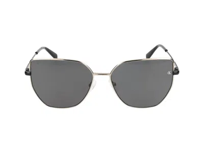 Calvin Klein Sunglasses In Yellow