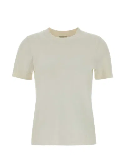 Calvin Klein Sunny Knitted T-shirt In Neutral