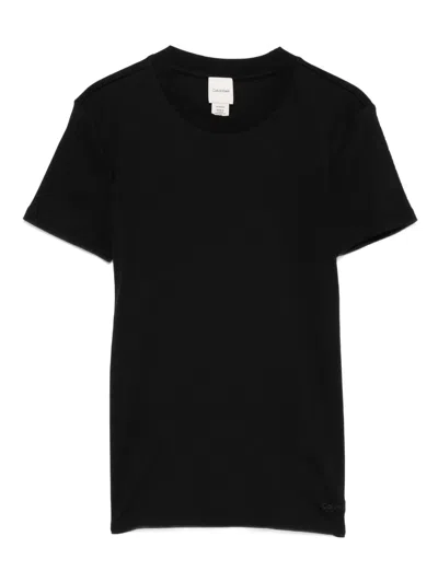 Calvin Klein Supima Crewneck In Black