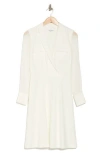 Calvin Klein Surplice Notch Lapel A-line Dress