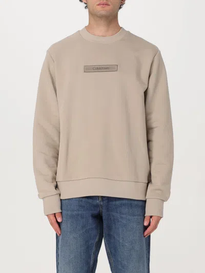 CALVIN KLEIN SWEATER CALVIN KLEIN MEN COLOR BEIGE,G05580022