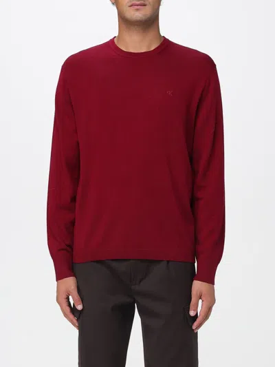 Calvin Klein Sweater  Men Color Red