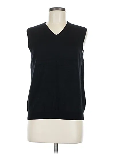Pre-owned Calvin Klein Sweater Vest In Black