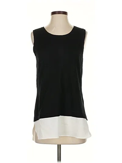 Pre-owned Calvin Klein Sweater Vest In Black