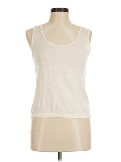 Pre-owned Calvin Klein Sweater Vest In Ivory