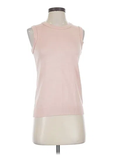 Pre-owned Calvin Klein Sweater Vest In Pink