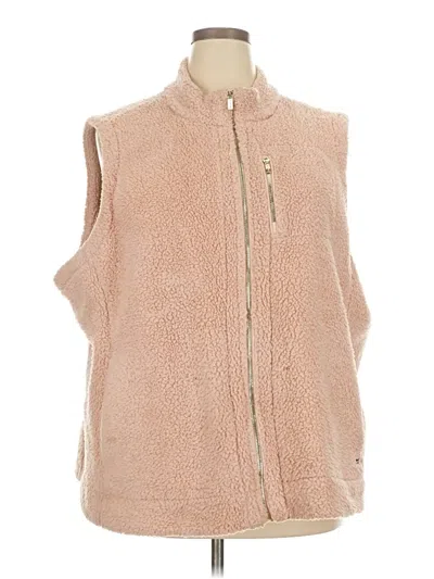 Pre-owned Calvin Klein Sweater Vest In Tan
