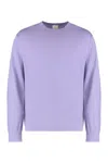 Calvin Klein Sweater With Round Neck In Wool In Purple