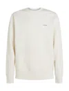 Calvin Klein Beige Cotton Sweater In White