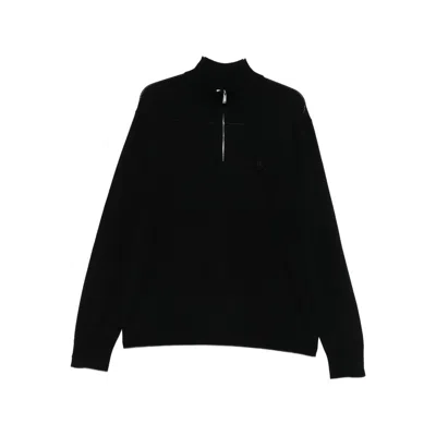 Calvin Klein Wool Sweaters In Black