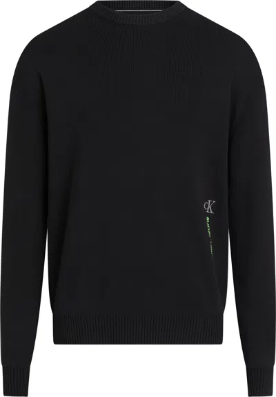 Calvin Klein Sweaters Black In Nero Neri E Grigi