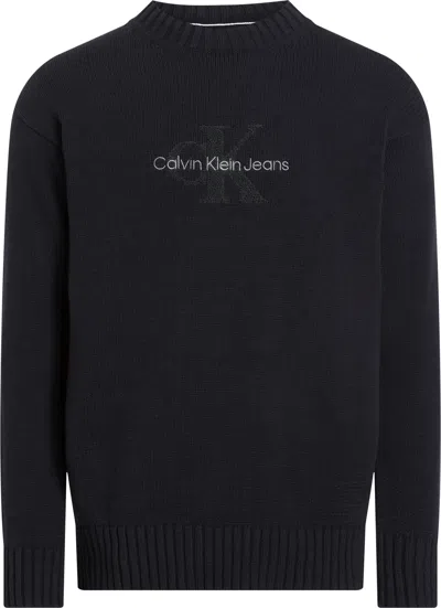 Calvin Klein Sweaters Black In Nero Neri E Grigi