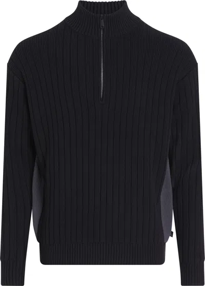 Calvin Klein Sweaters Black In Nero Neri E Grigi