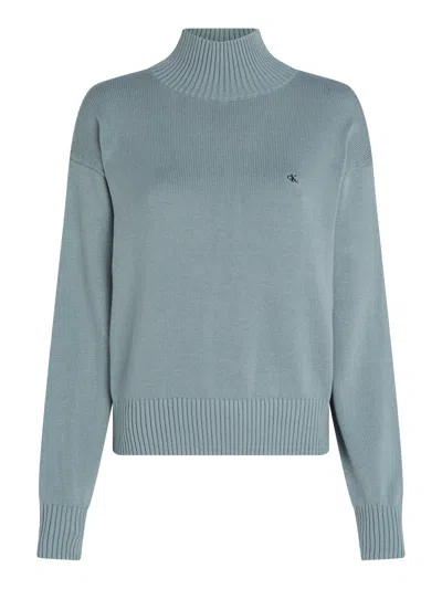 Calvin Klein Sweaters Clear Blue In Multi