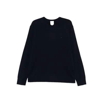 Calvin Klein Logo-embroidered Jumper In Black