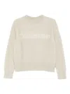 Calvin Klein Sweater In Blended Alpaca In Neutral