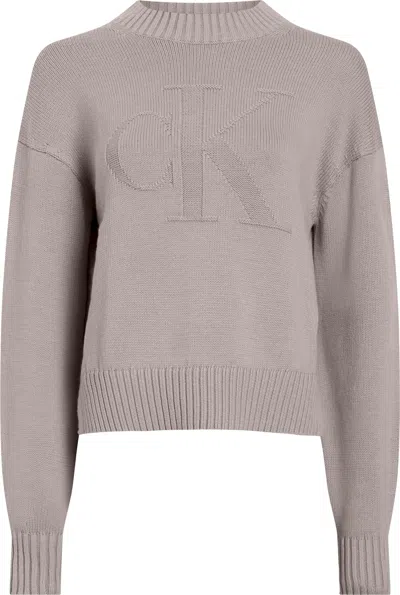 Calvin Klein Sweaters Pink In Rosa Chiari E Naturali