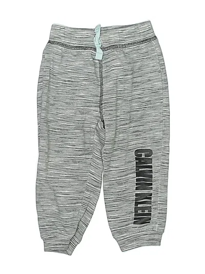 Pre-owned Calvin Klein Kids' Sweatpants In Gray