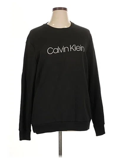 Pre-owned Calvin Klein Sweatshirt In Black