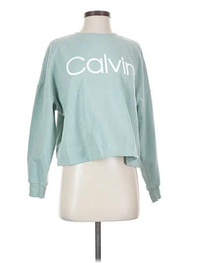 Pre-owned Calvin Klein Sweatshirt In Blue