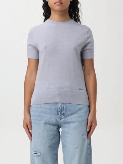 Calvin Klein Wool T-shirt In Grey