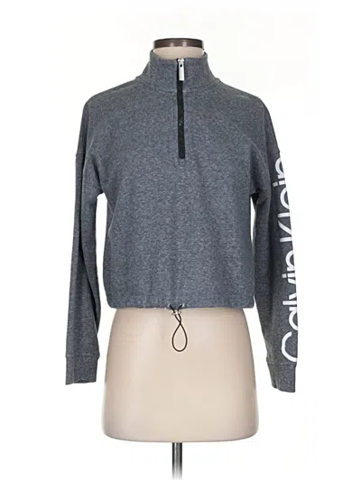 Pre-owned Calvin Klein Sweatshirt In Gray
