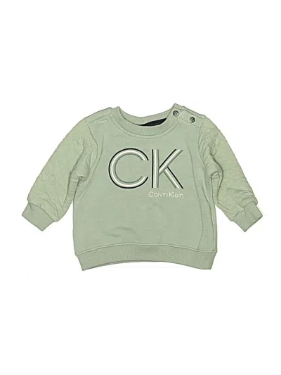Pre-owned Calvin Klein Babies' Sweatshirt In Green
