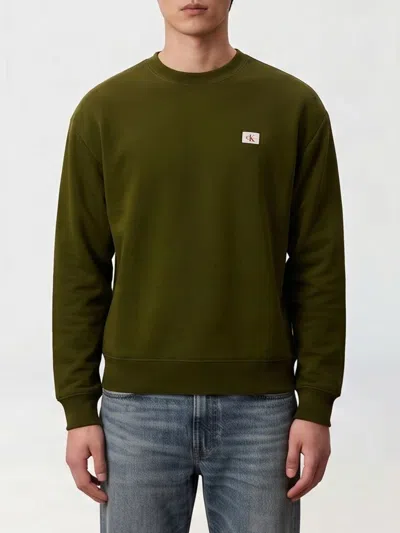 Calvin Klein Sweatshirt Men In Green