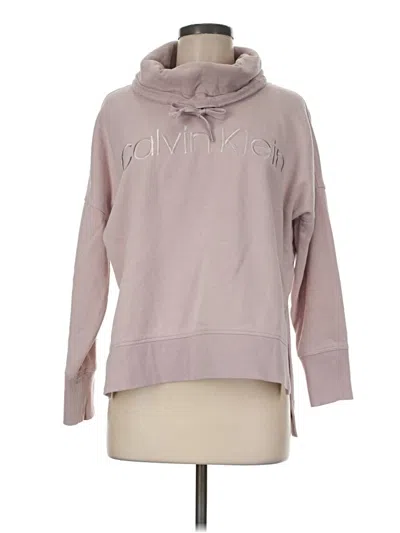 Pre-owned Calvin Klein Sweatshirt In Pink