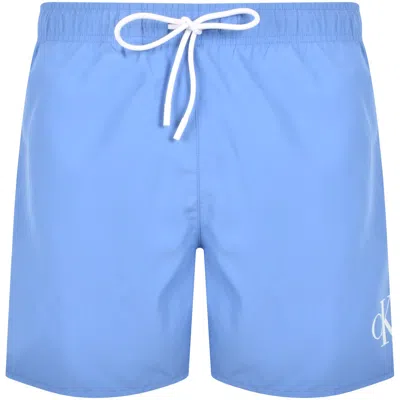 Calvin Klein Swim Shorts Glacier In Blue