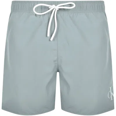 Calvin Klein Swim Shorts Quarry In Grey