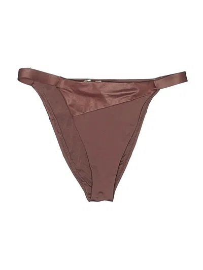Pre-owned Calvin Klein Swimsuit Bottoms In Brown