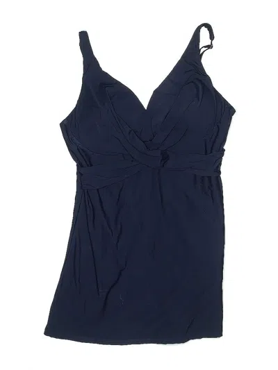 Pre-owned Calvin Klein Swimsuit Cover Up In Blue
