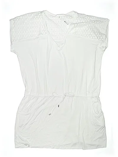 Pre-owned Calvin Klein Swimsuit Cover Up In White