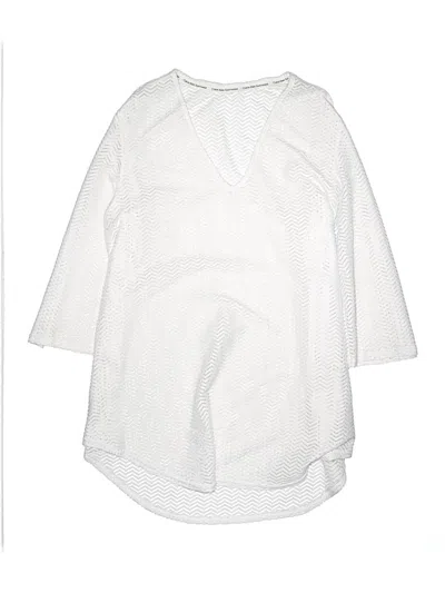 Pre-owned Calvin Klein Swimsuit Cover Up In White