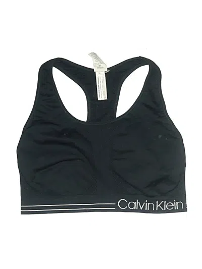 Pre-owned Calvin Klein Swimsuit Top Black Swimwear
