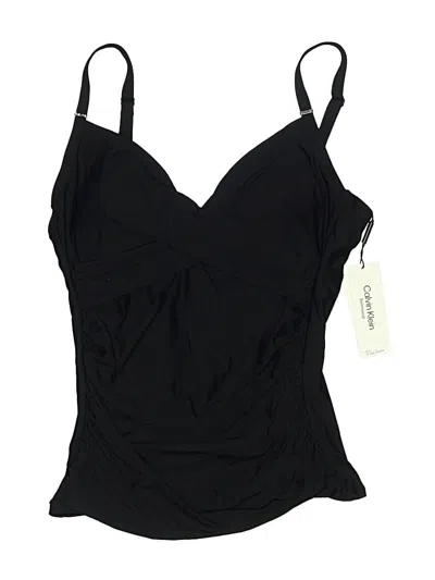 Calvin Klein Swimsuit Top Black Swimwear