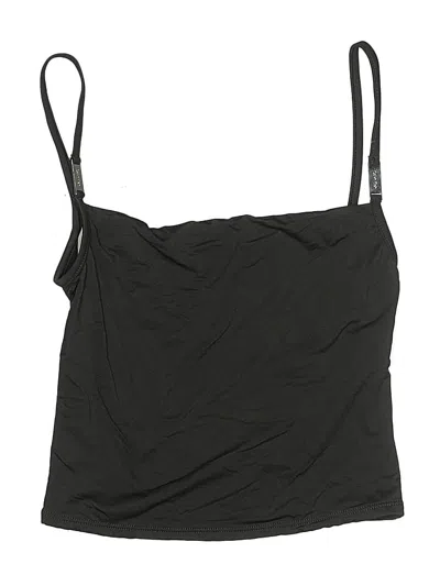 Pre-owned Calvin Klein Swimsuit Top Black Swimwear